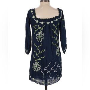 Poupette St Barth embroidered mini dress small